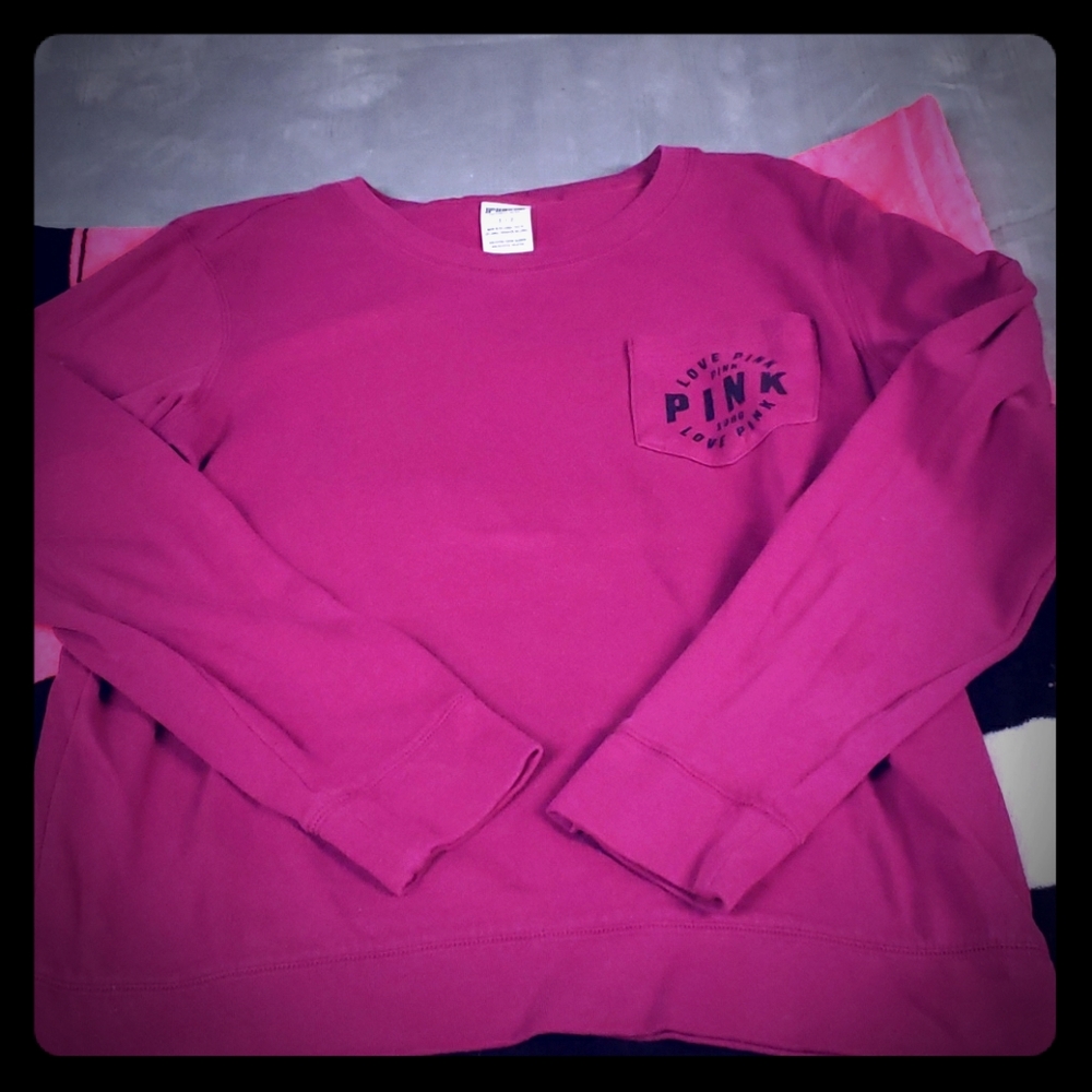 Pink sweatshirt